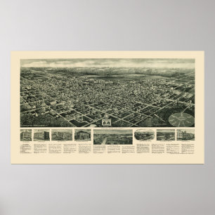 Egg Harbor City, NJ Panoramic Map - 1924 Poster