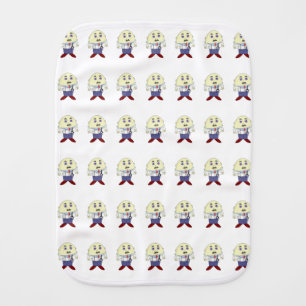 Egg Head Doctor Baby Burp Cloth