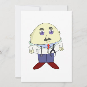 Egg Head Doctor Thank You Card