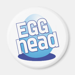 egg head easter bald funny magnet