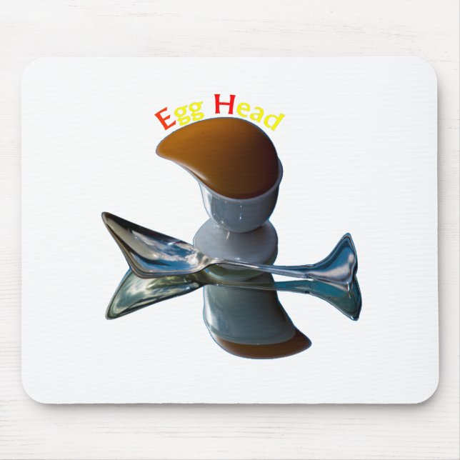 Egg Head Quirky Designs Mouse Pad (Front)