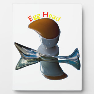 Egg Head Quirky Designs Plaque