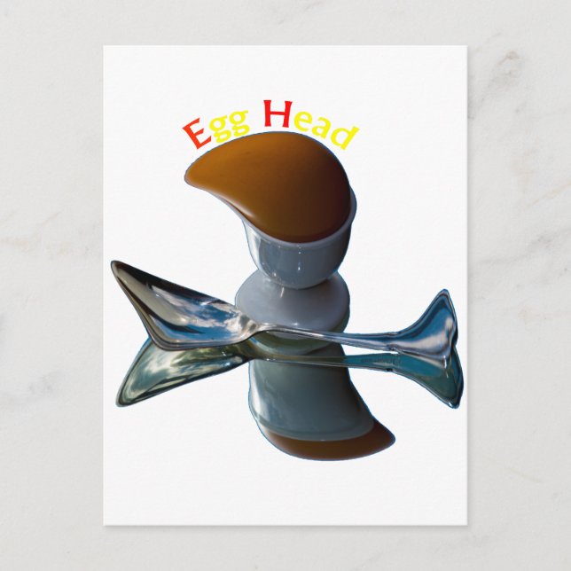 Egg Head Quirky Designs Postcard (Front)