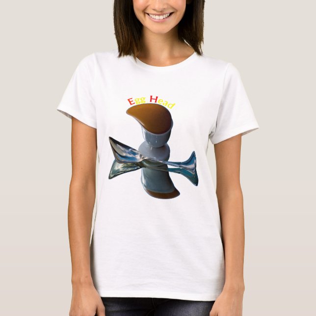 Egg Head Quirky Designs T-Shirt (Front)