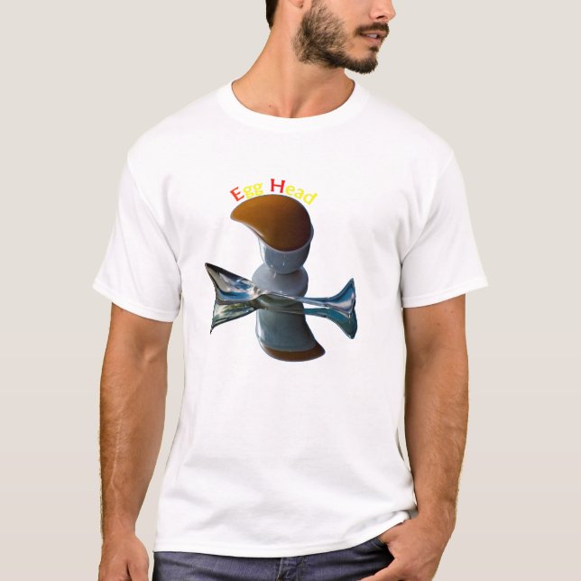 Egg Head Quirky Designs T-Shirt (Front)