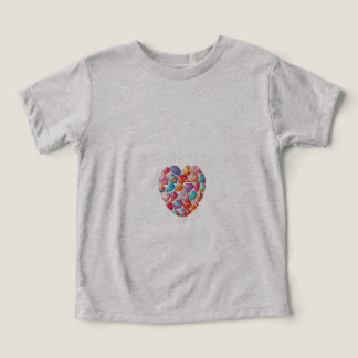 Egg Heart Easter For Kids Toddler T-shirt