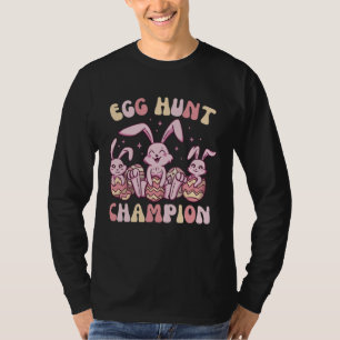 Egg Hunt Champion  Cute Easter Egg for Boys Girls T-Shirt