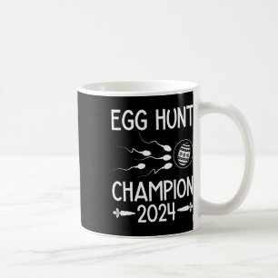 Egg Hunt Champion Funny Dad Easter Pregnancy Annou Coffee Mug