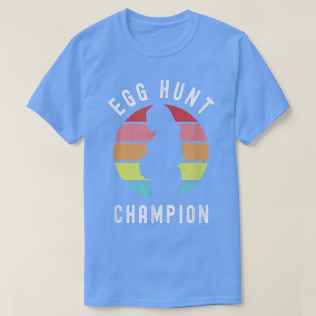 Egg Hunt Champion Funny Easter Spring Pregnancy Ne T-Shirt (Design Front)