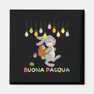 Egg Hunt Day Italian Happy Easter Italy Easter Buo Magnet