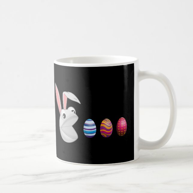 Egg Hunt Easter Bunny Coffee Mug (Right)