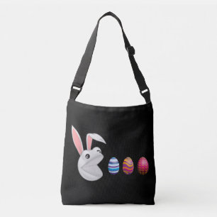 Egg Hunt Easter Bunny Crossbody Bag