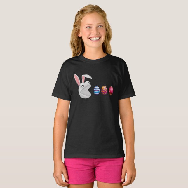 Egg Hunt Easter Bunny T-Shirt (Front Full)