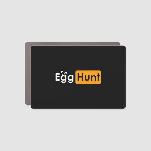 Egg Hunt Easter Day Meme Humor Car Magnet