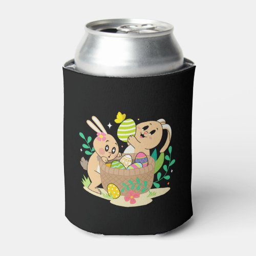 Egg Hunt Easter gift Easter Bunny Animal Gift Can Cooler