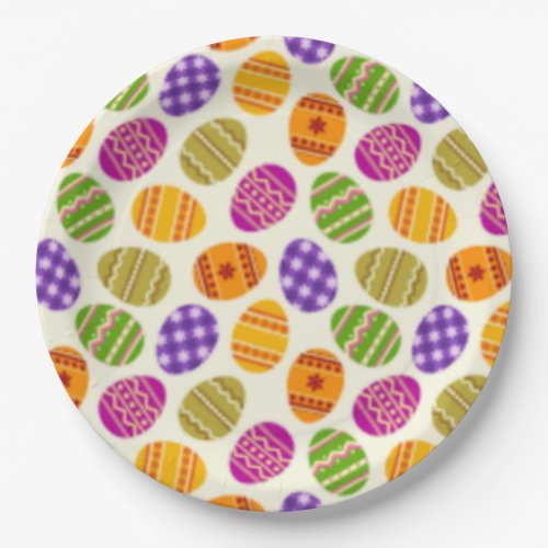 Egg Hunt Easter Paper Plates