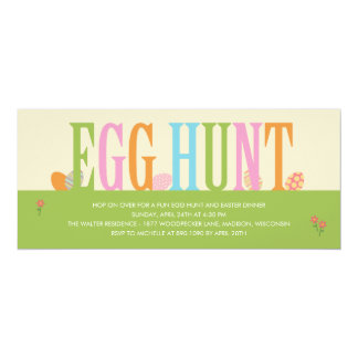 Egg Hunt Easter Party Invitation