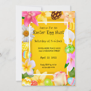 Egg Hunt Invitation