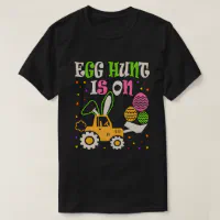 Egg Hunt Is On Easter Eggs Hunt Bunny Tractor Lovi T-Shirt