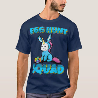 Egg Hunt Squad Cute Unicorn Easter Eggs Hunting T-Shirt