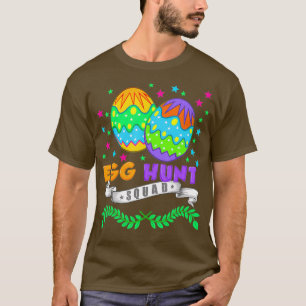 Egg Hunt Squad Easter Cool Celebration Funny T-Shirt