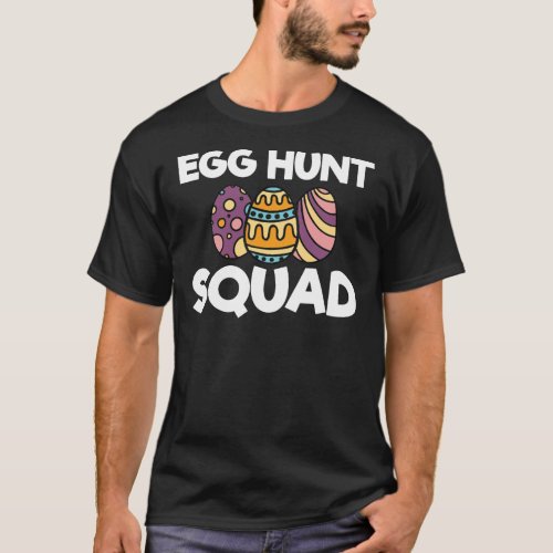 Egg Hunt Squad Easter Day Bunny For Boys Girls Kid T_Shirt
