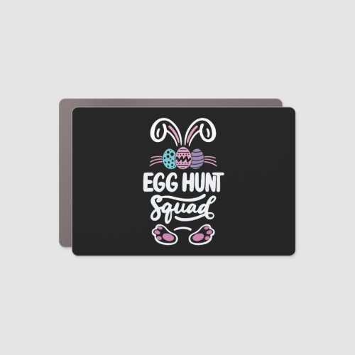 Egg Hunt Squad Easter Funny Kids Easter Egg Hunt Car Magnet