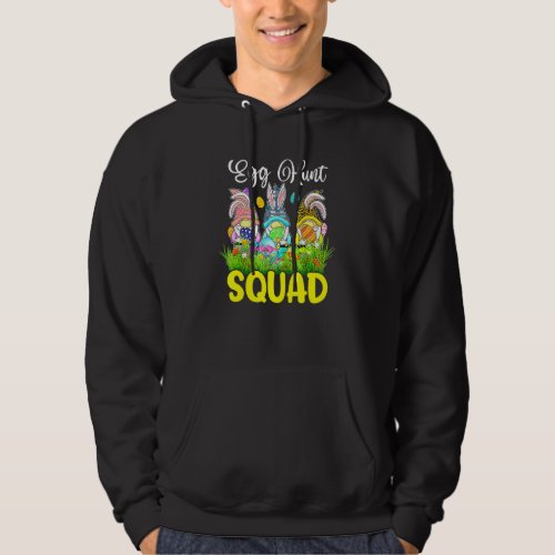 Egg Hunt Squad Gnomes Easter Day Bunny 2 Hoodie