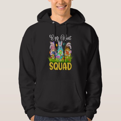 Egg Hunt Squad Gnomes Easter Day Bunny 4 Hoodie