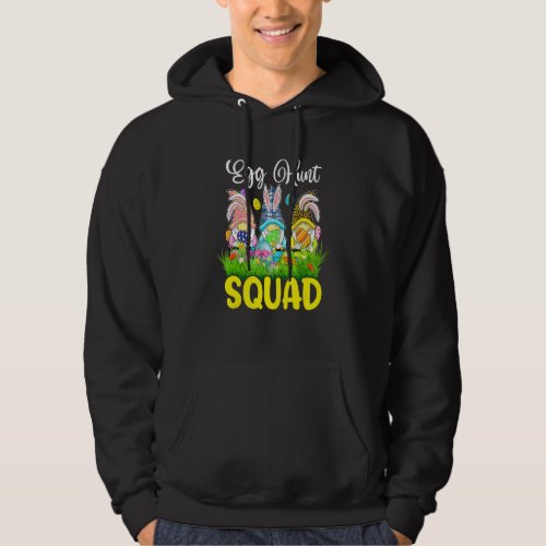 Egg Hunt Squad Gnomes Easter Day Bunny 6 Hoodie