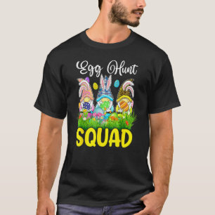 Egg Hunt Squad Gnomes Easter Day Bunny T-Shirt