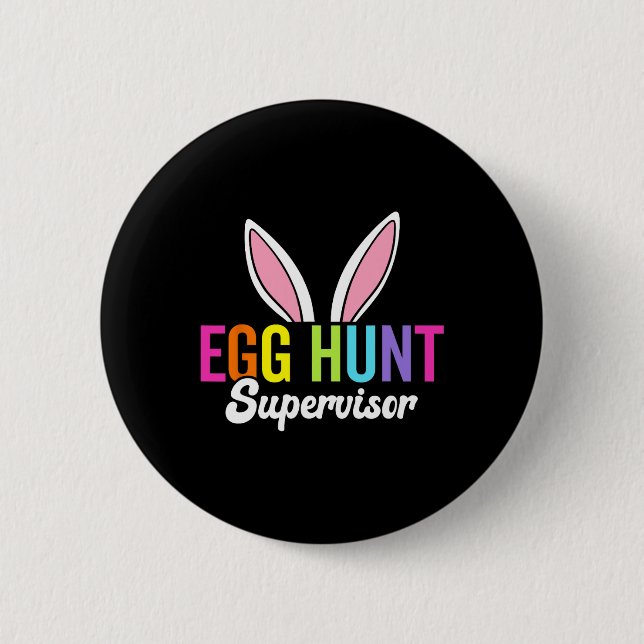 Egg Hunt Supervisor  Button (Front)