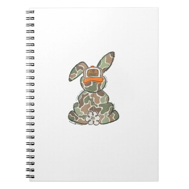 Egg Hunter Camo Easter Toddler Easter Day Camo Eas Notebook (Front)
