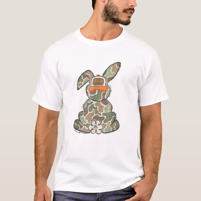 Egg Hunter Camo Easter Toddler Easter Day Camo Eas T-Shirt (Front)