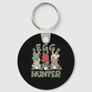 Egg Hunter Deer Buck Camo Cap Deer Hunting Easter  Keychain