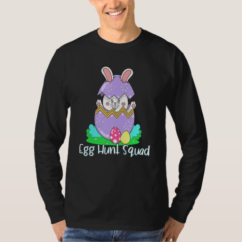 Egg Hunting Family Matching  Set Easter Squad 1 T_Shirt