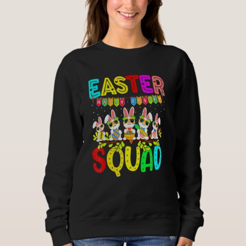 Egg Hunting Family Matching  Set Easter Squad 6 Sweatshirt