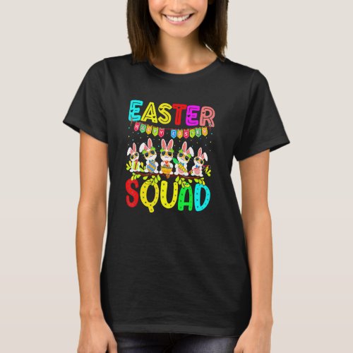 Egg Hunting Family Matching  Set Easter Squad 6 T_Shirt
