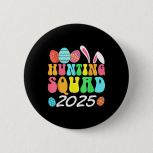 Egg Hunting Squad 2025 Easter Egg Hunt Family Matc Button