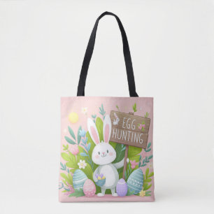 Egg Hunting Tote Bag