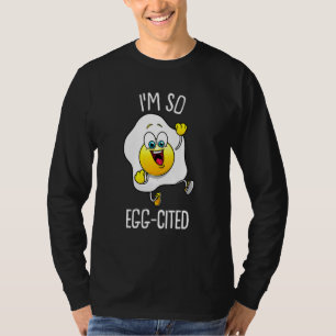 Egg Kids Men Women Cool Fried Egg Food Pun T-Shirt