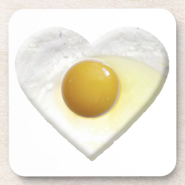 Egg LOVE Beverage Coaster (Front)
