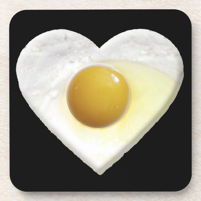 Egg LOVE Drink Coaster (Front)