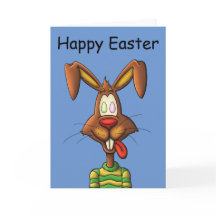 egg mad easter bunny funny cartoon drawing