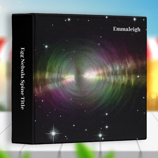 Egg Nebula Outer Space  3 Ring Binder (Creator Uploaded)