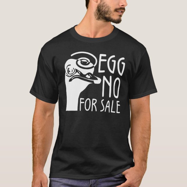 Egg No For Sale Cap T-Shirt (Front)