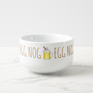Egg Nog Hot Christmas Holiday Drink Eggnog Soup Mug