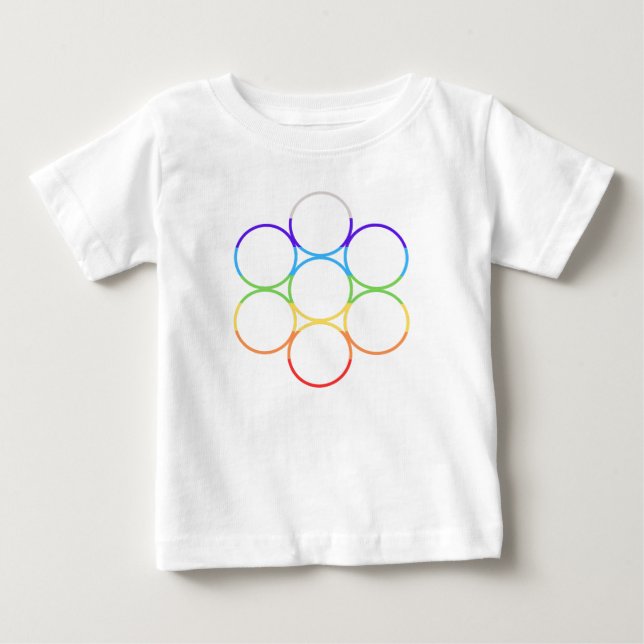 Egg of Life Chakra Baby T-Shirt (Front)