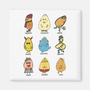 Egg Puns Magnet