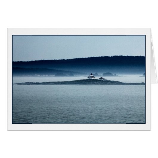 Egg Rock at Dawn Cards (Front Horizontal)